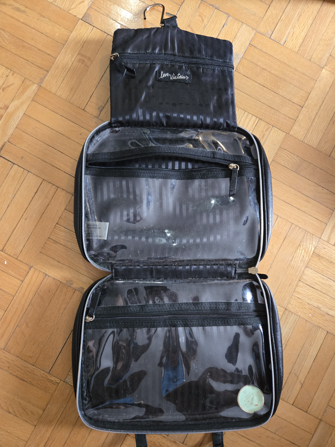 Victoria's Secret Travel Makeup Bag - Black - photo 3