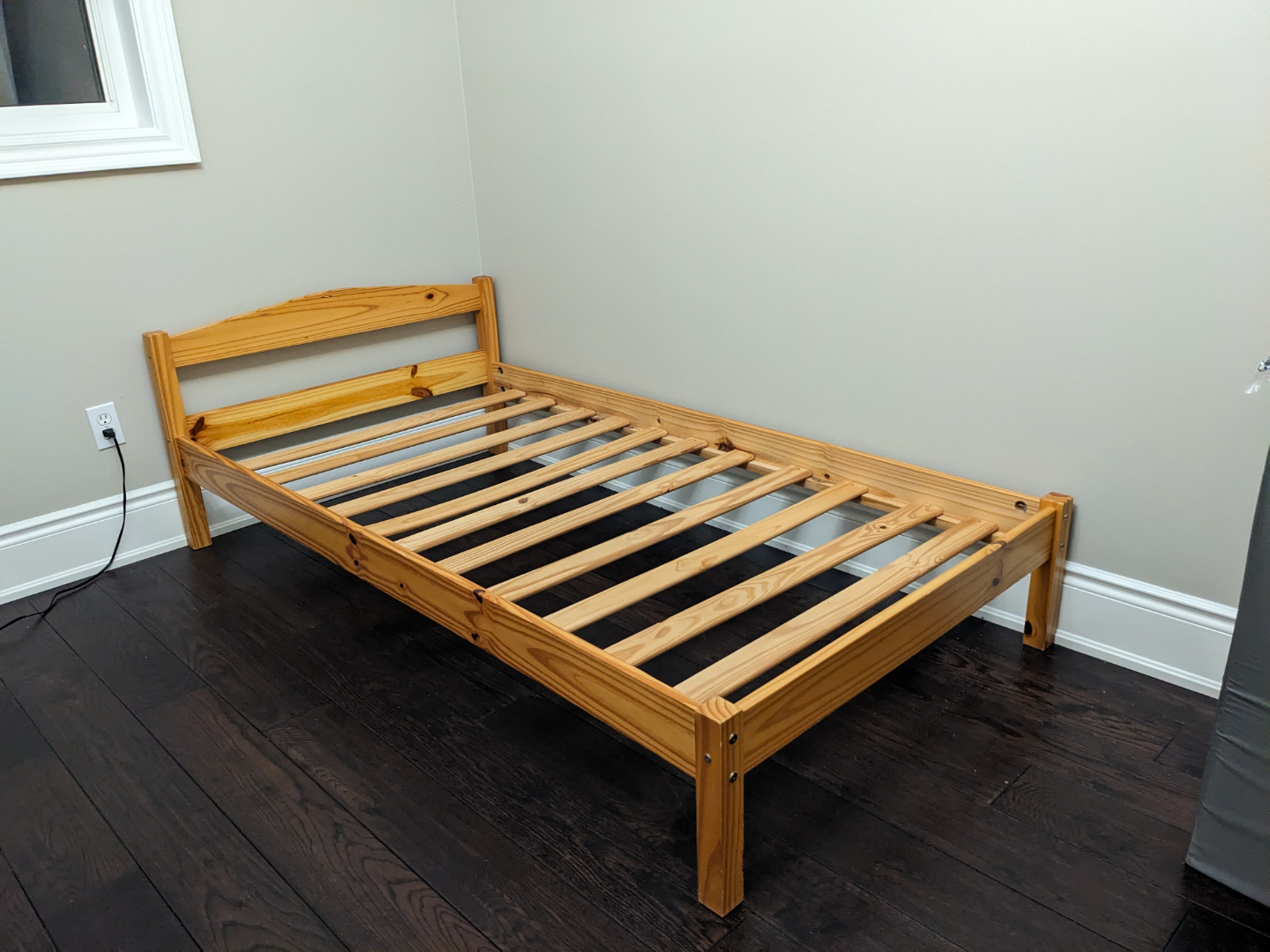 Twin size bed frame
