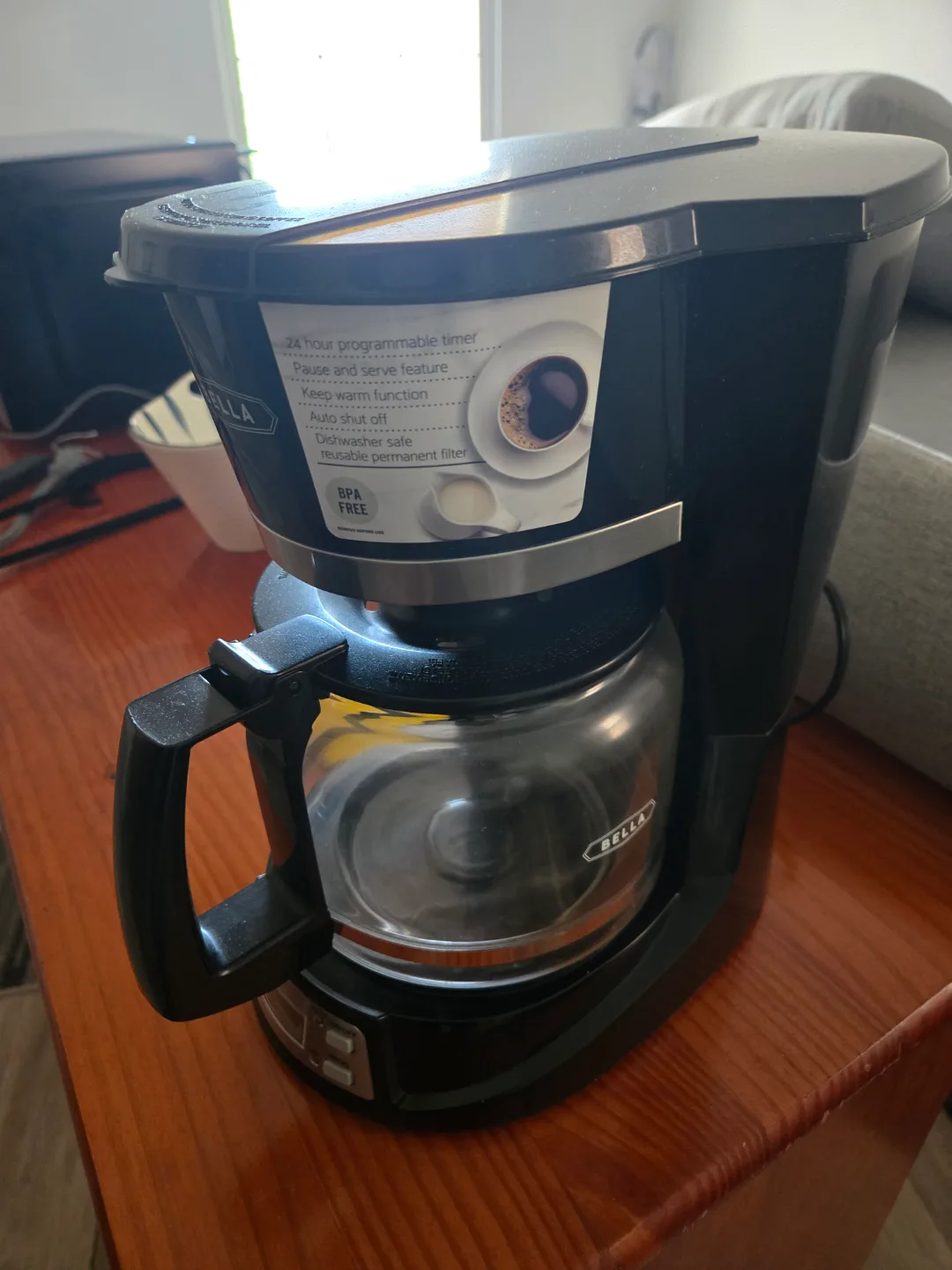 Bella 24-Hour Programmable Coffee Maker thumbnail