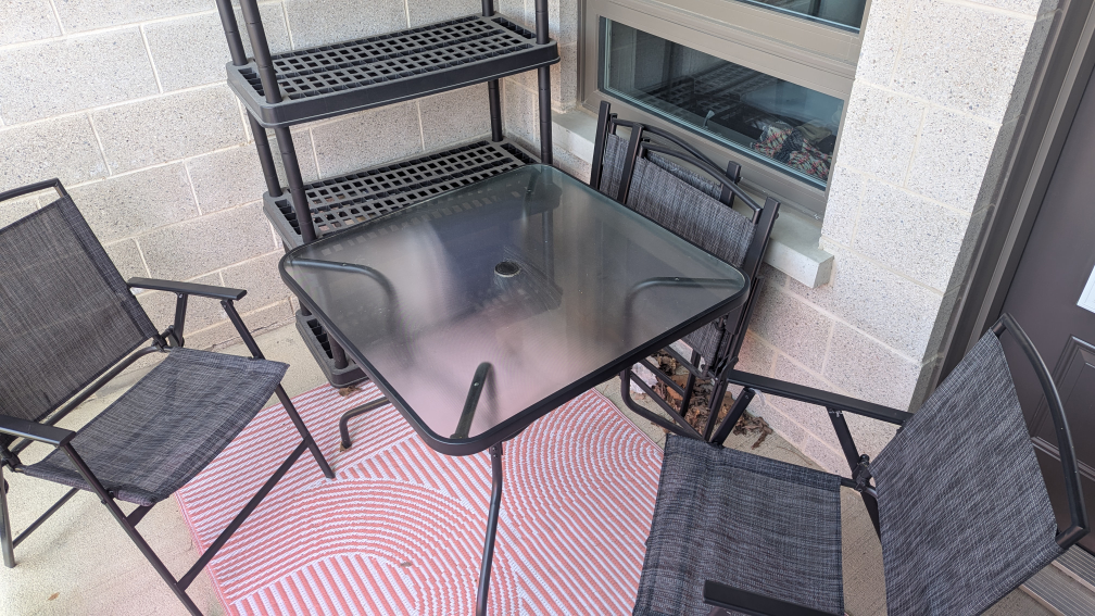 Balcony Patio Set - Table and Four Chairs - photo 3