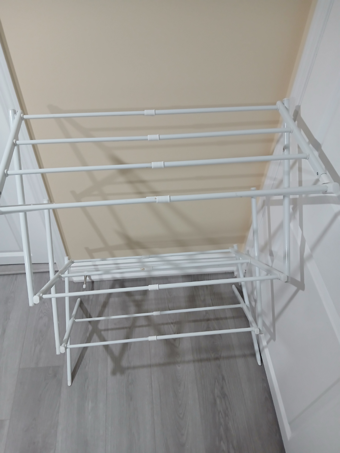 White Foldable Drying Rack