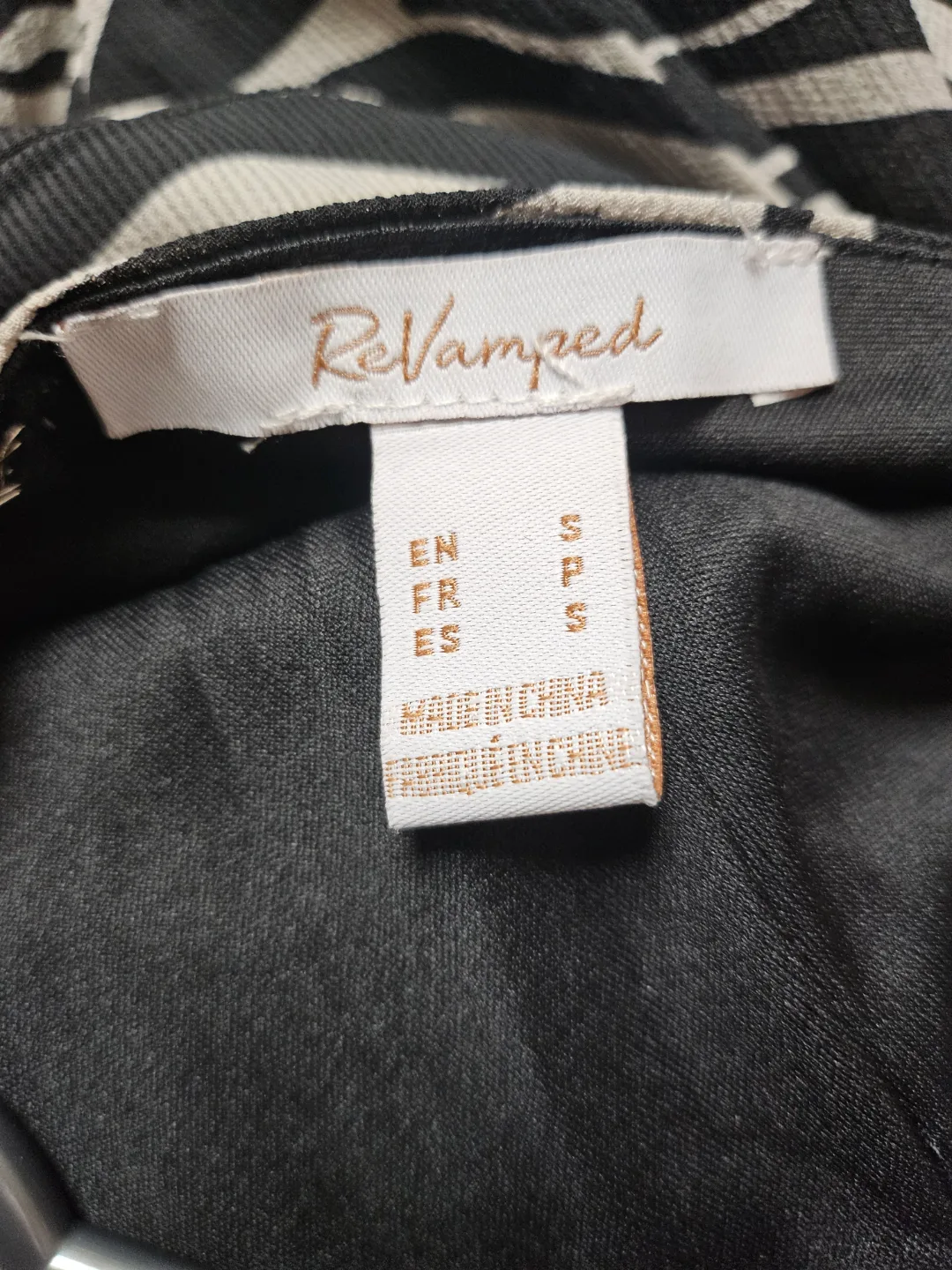 ReVamped Zebra Print Wide Leg Jumpsuit - Size Small image indicator(2)