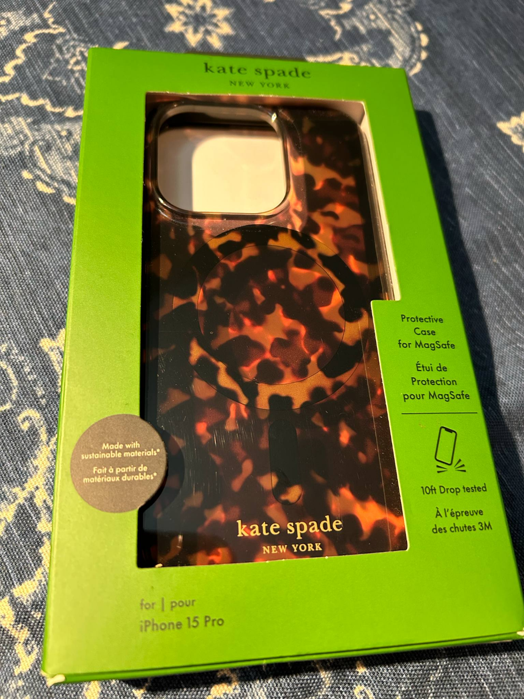 Kate Spade New York iPhone 15 Pro MagSafe Case - Tortoiseshell - photo 3