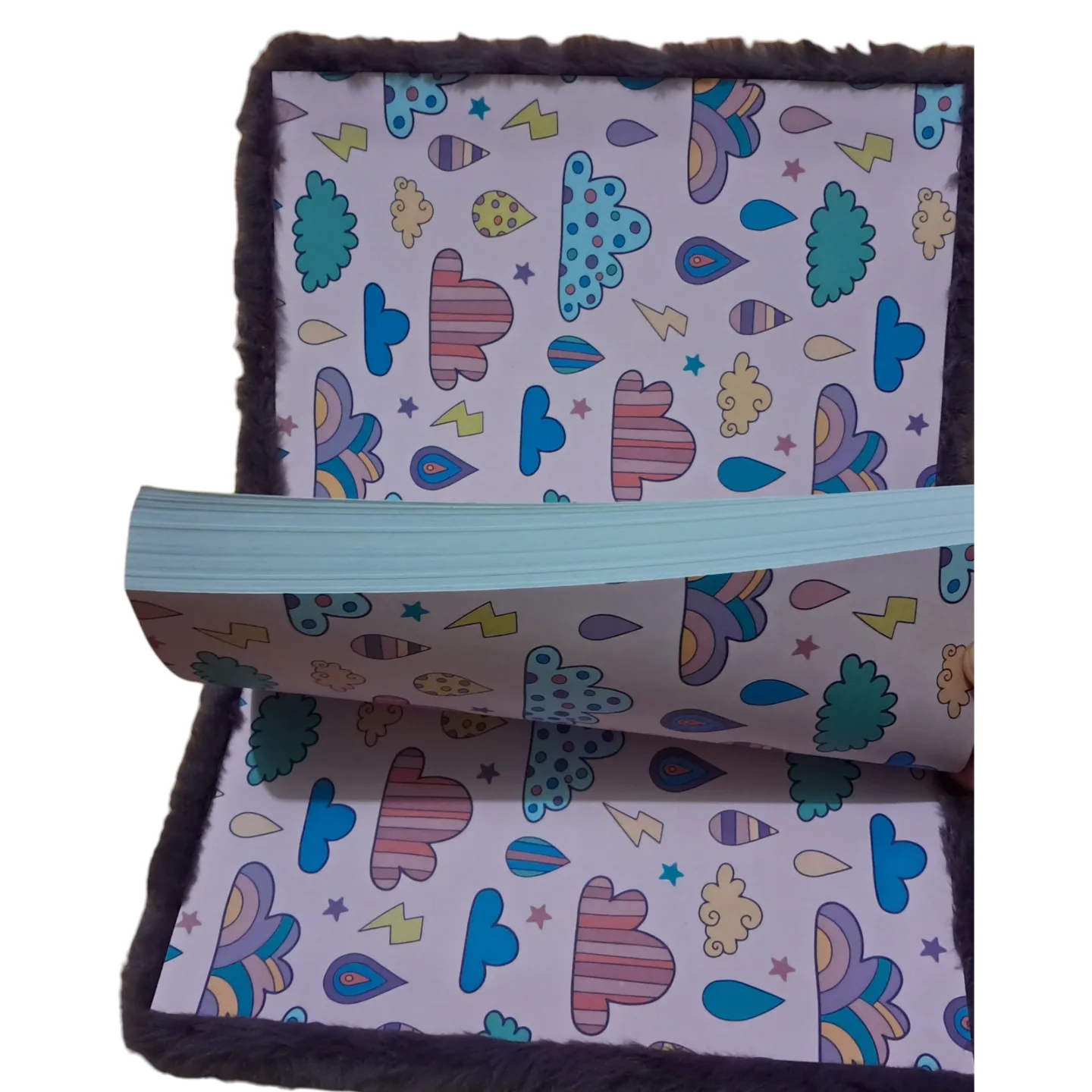 Fuzzy Notebook - Never Grow Up! image indicator(4)