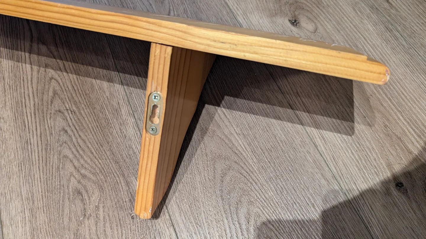 Vintage large wall-mounting wooden shelf image indicator(3)