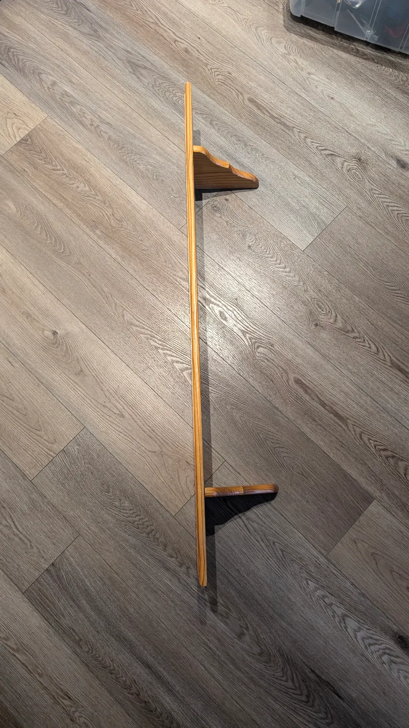 Vintage large wall-mounting wooden shelf image indicator(4)