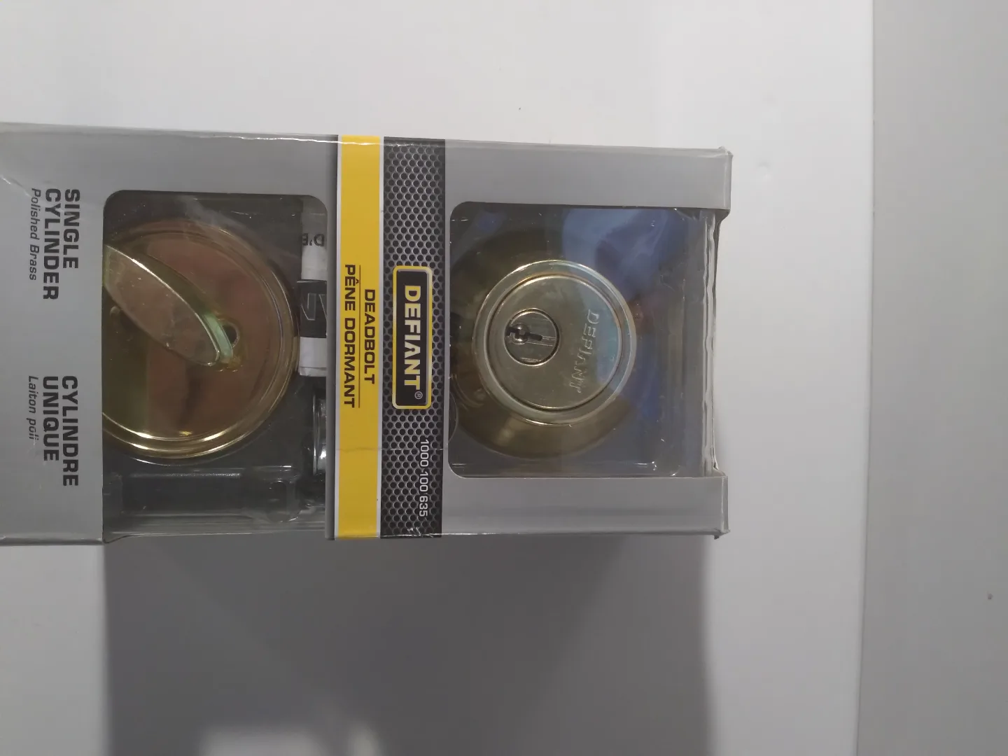 Defiant Single Cylinder  Deadbolt thumbnail