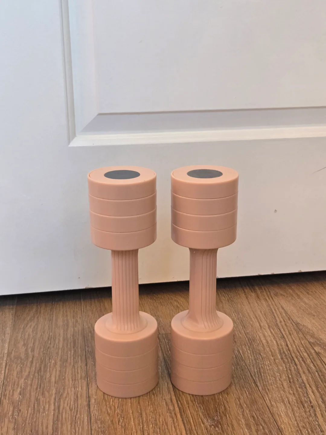 Pair of Pink Adjustable Dumbbells thumbnail