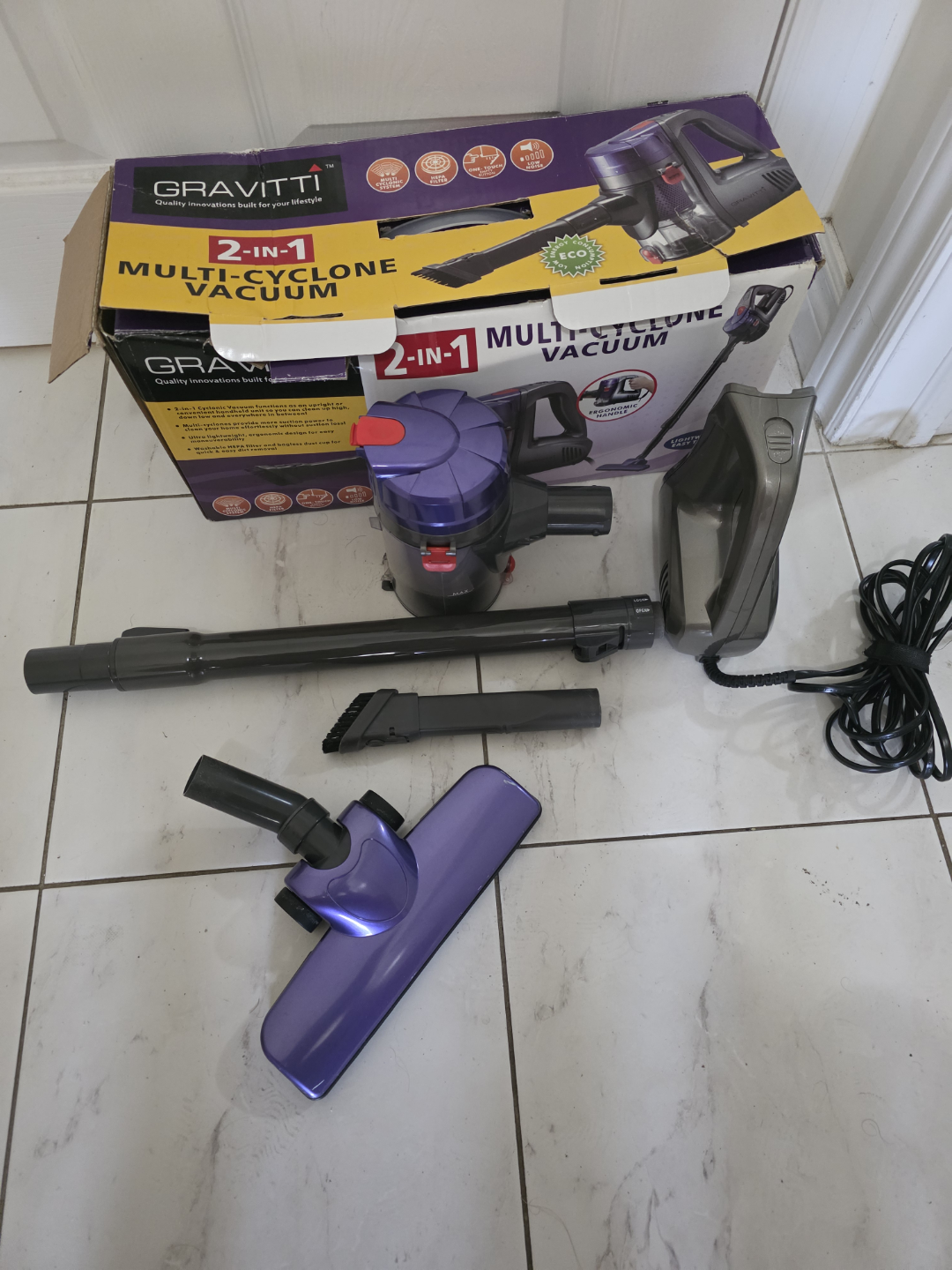 Gravitti 2-in-1 Multi-Cyclone Vacuum - photo 2
