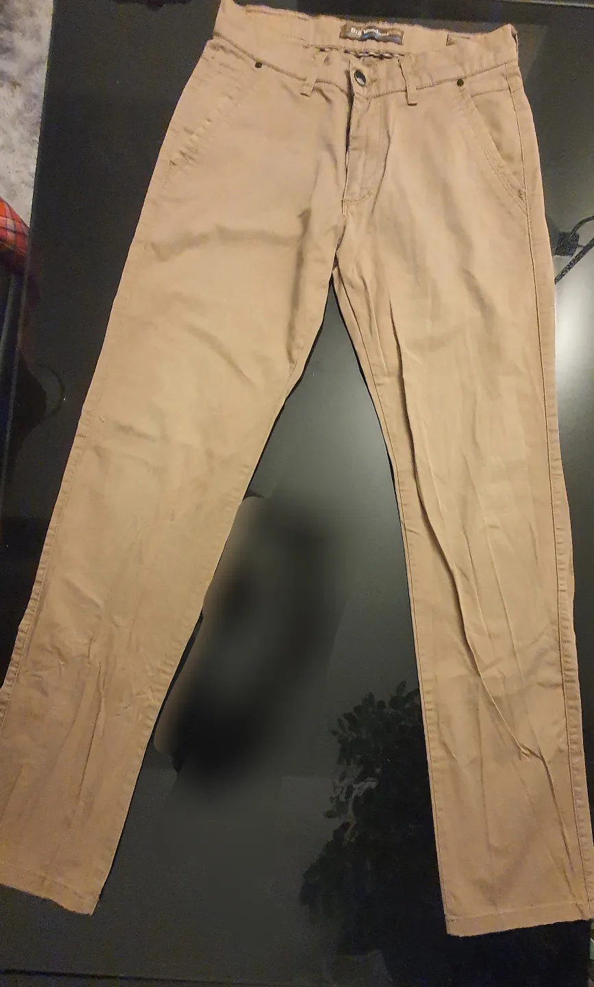 Men's Beige Casual Pants thumbnail