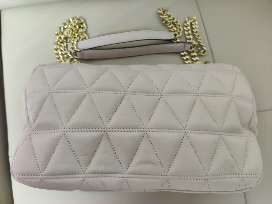 Michael Kors Pale Pink Shoulder/Crossbody Leather Bag image indicator(2)