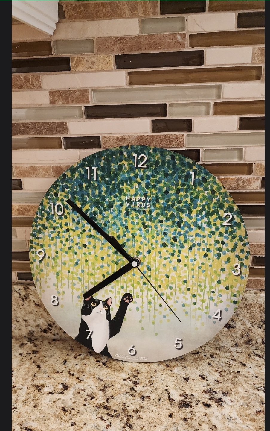 non ticking movement clock! Kids teaching clock