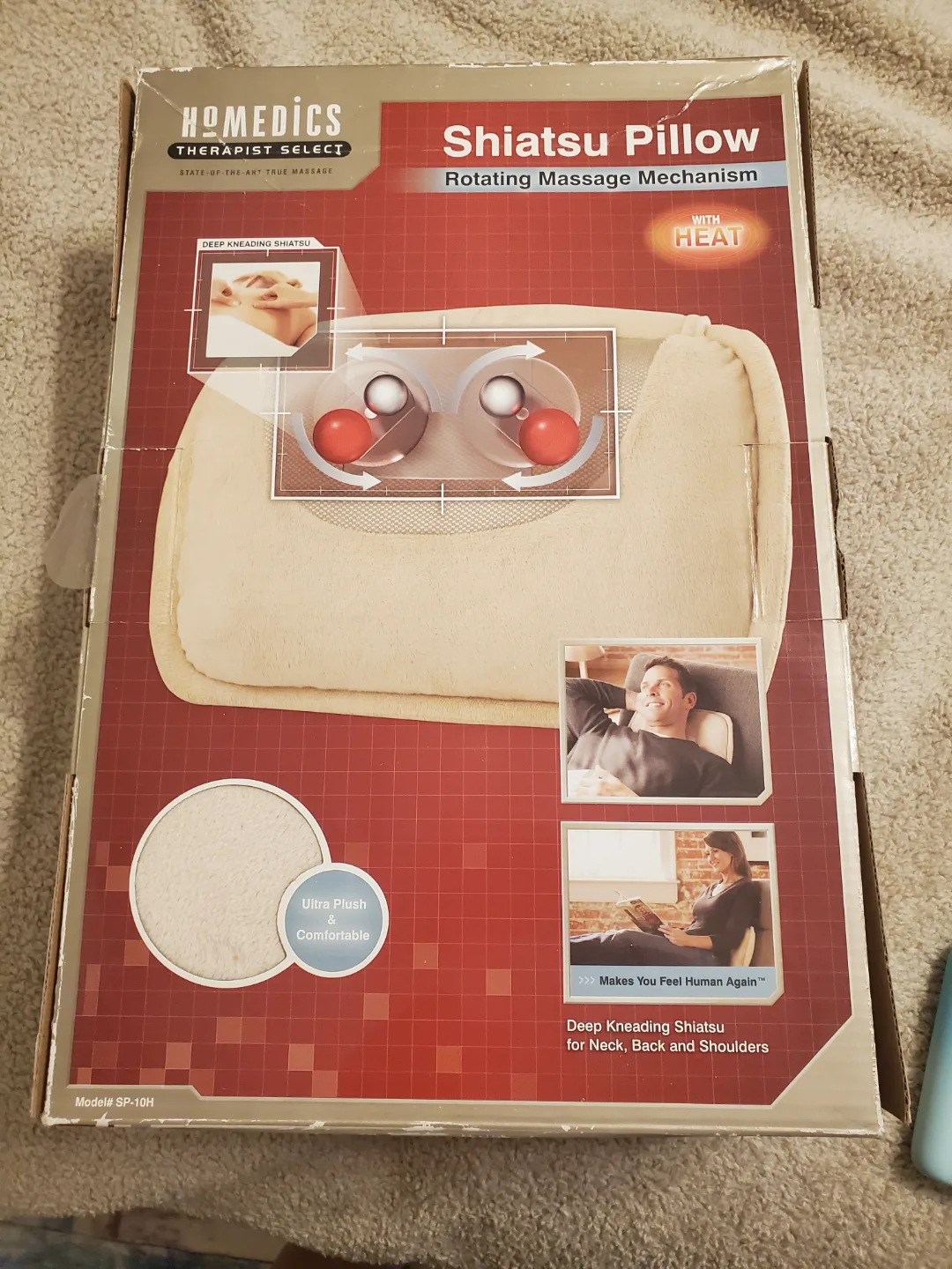 Homedics Shiatsu Pillow with Heat - Gently Used thumbnail
