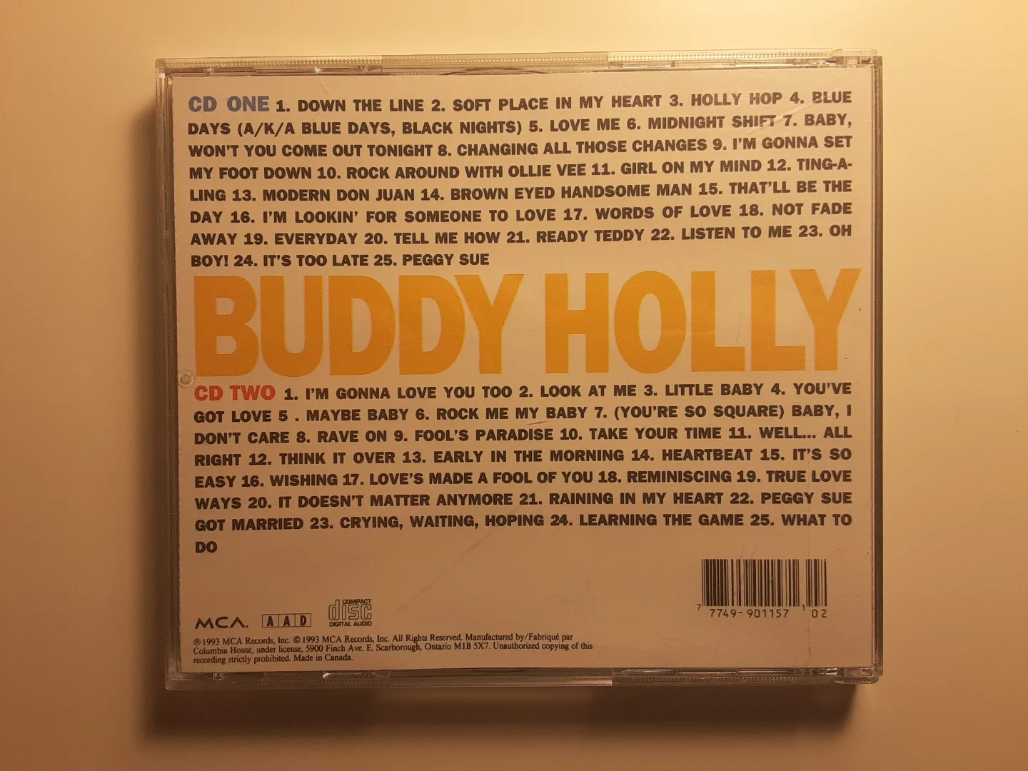Buddy Holly - The Buddy Holly Collection | CD (2) image indicator(4)
