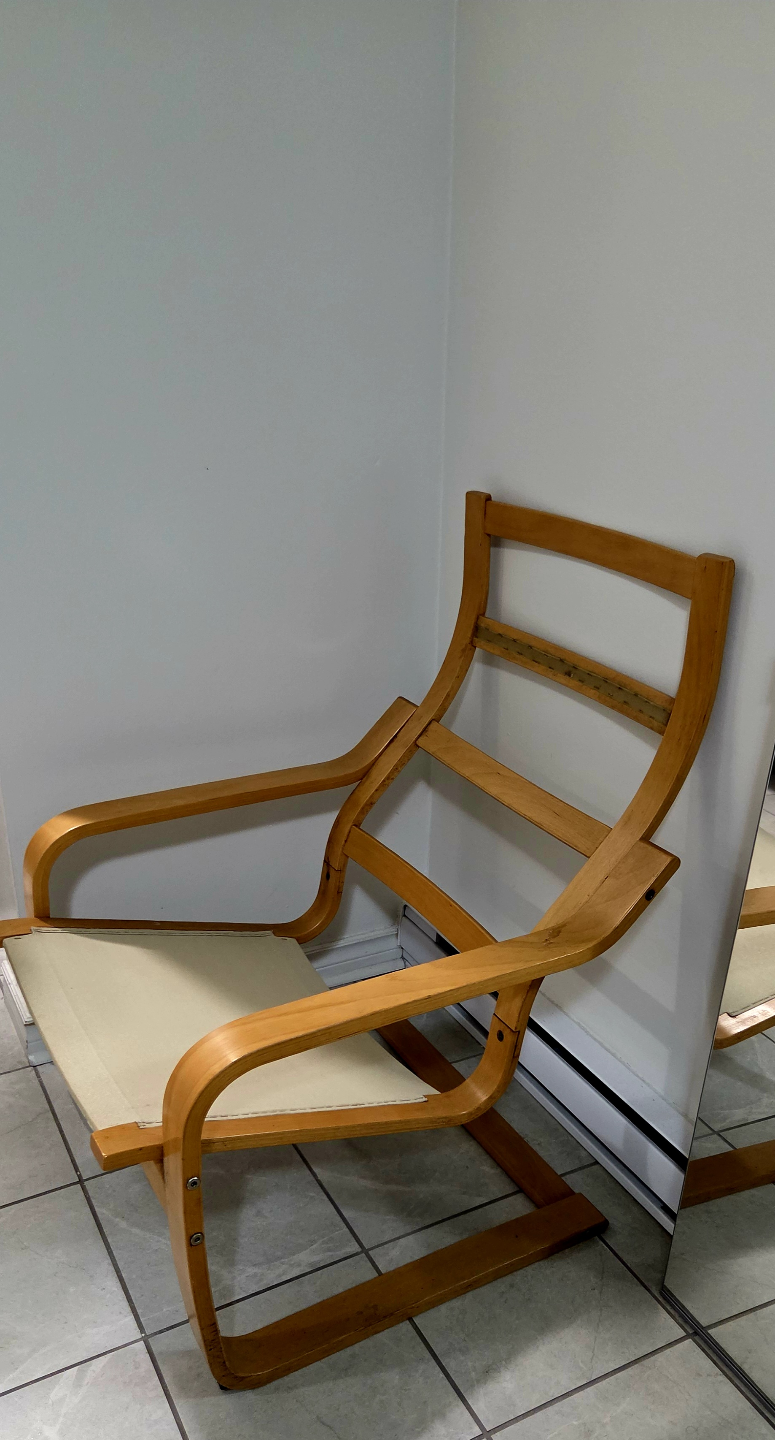 Ikea Wooden Lounge Chair - photo 2