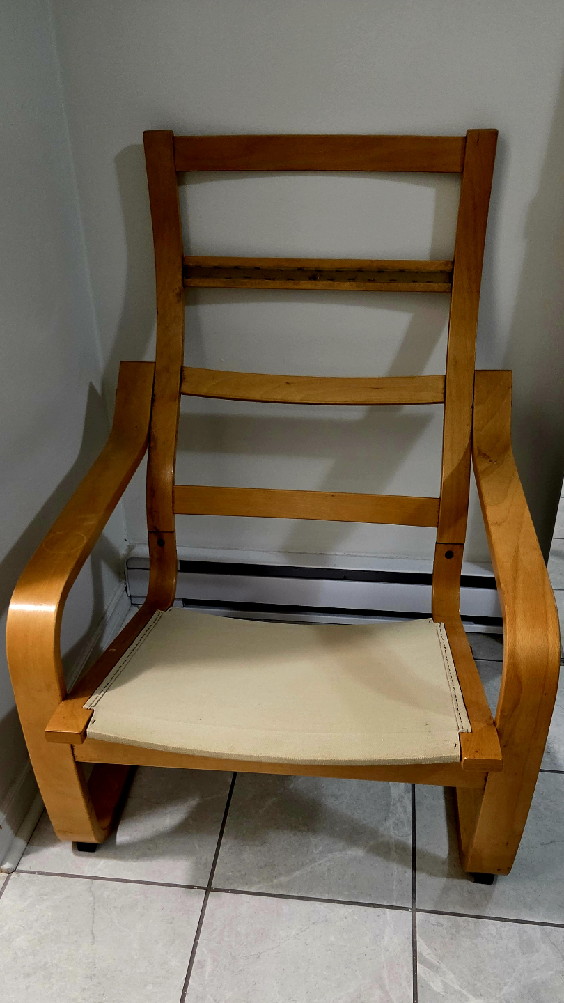 Ikea Wooden Lounge Chair - photo 4