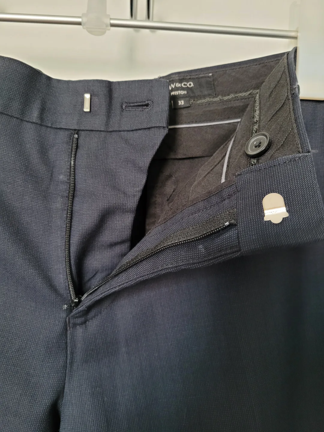 RW&CO Men's Dark Navy Dress Pants image indicator(3)