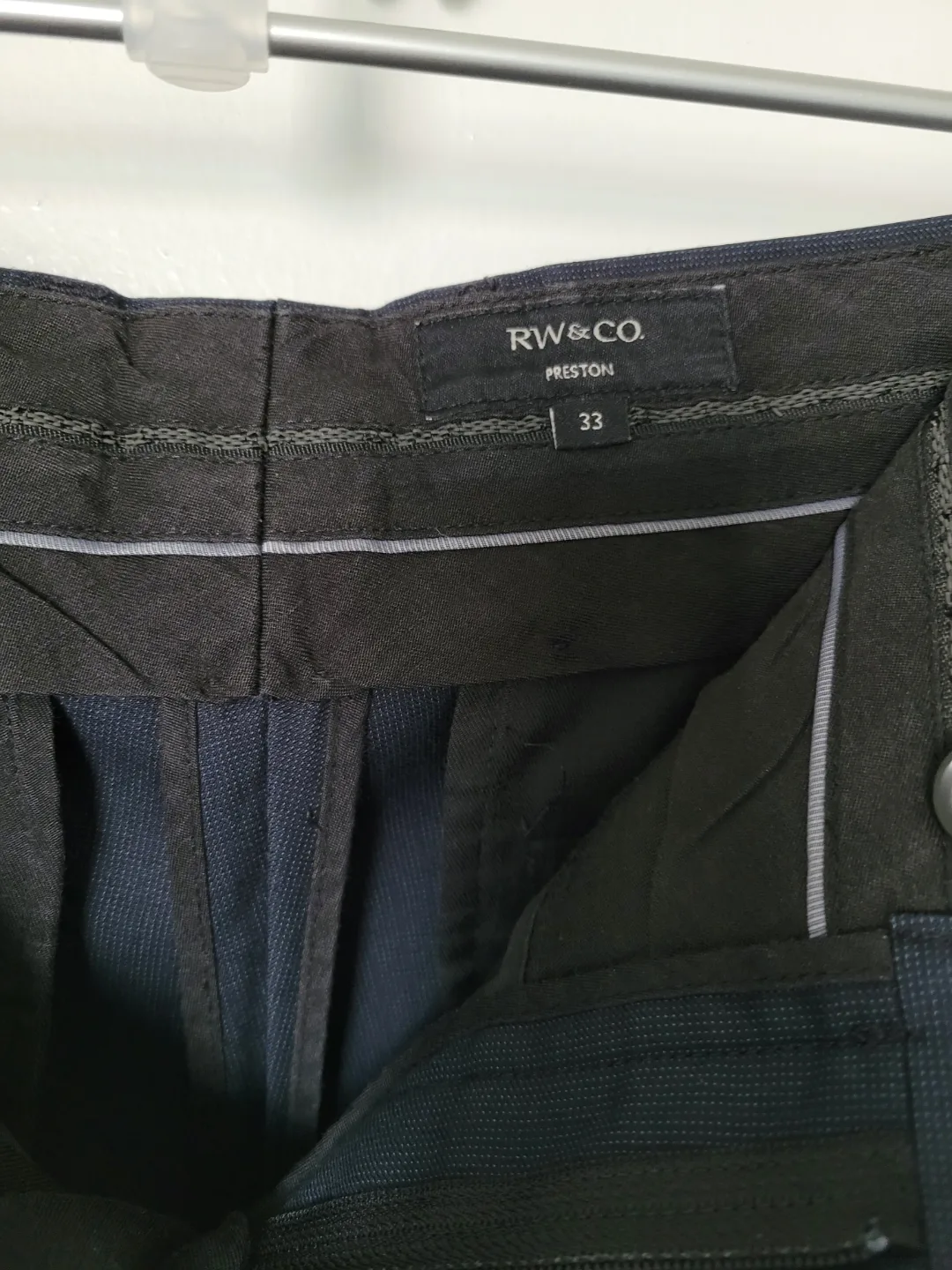 RW&CO Men's Dark Navy Dress Pants image indicator(4)