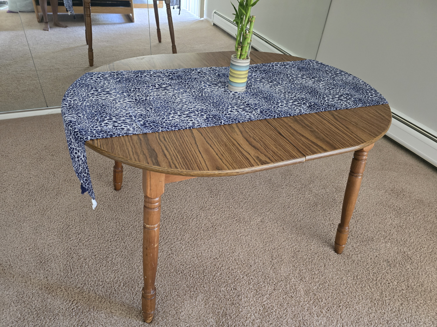 Oval Drop Leaf Table