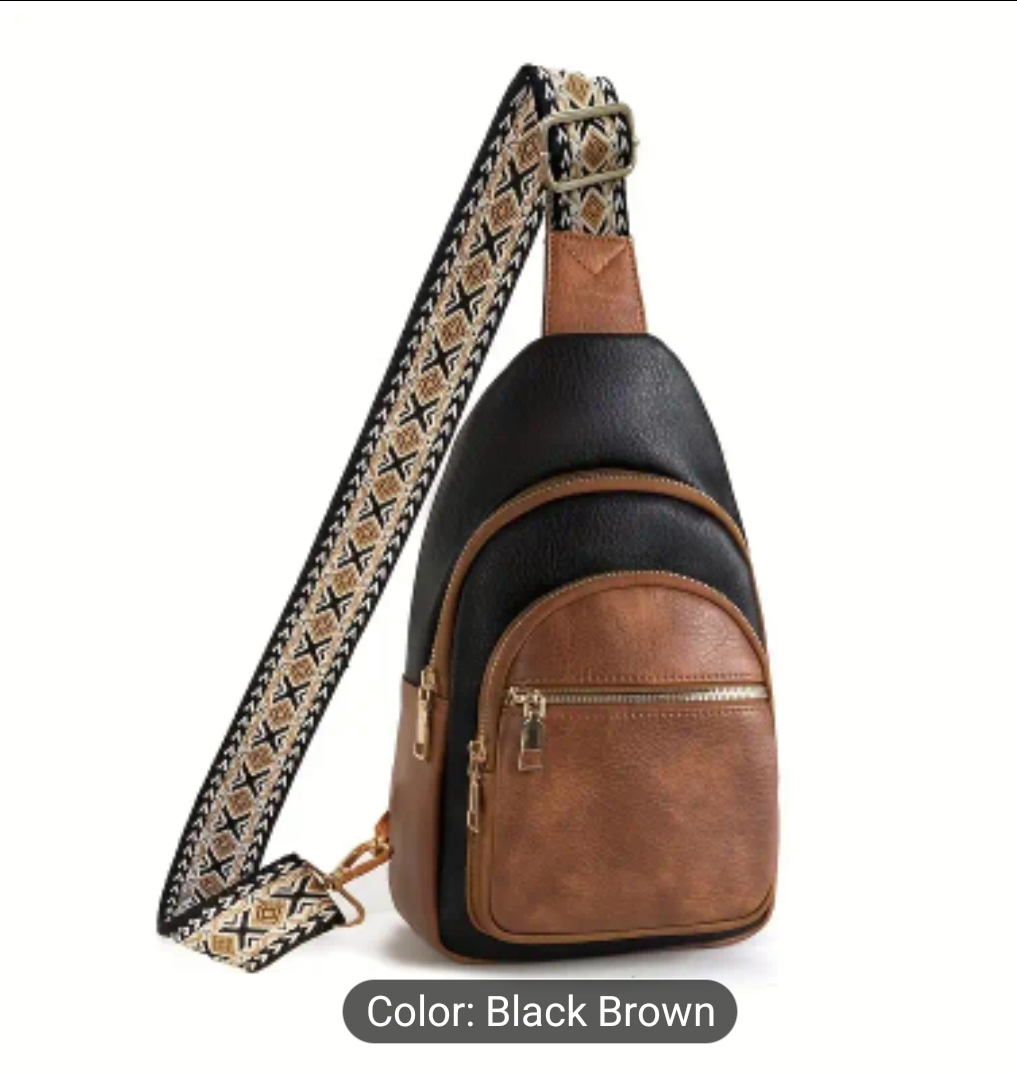 JRKGPIN Sling Bag - Black and Brown - photo 2