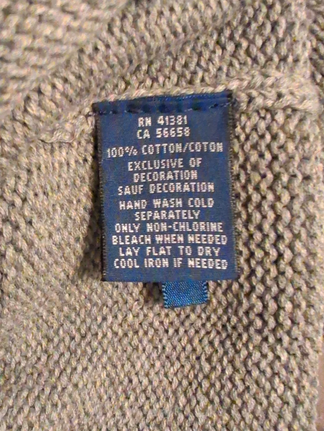 Polo Ralph Lauren Heavy Knit Collar Sweater - Grey image indicator(5)