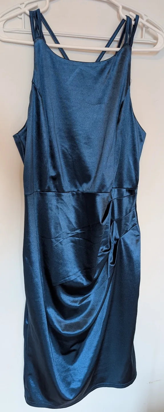 Grace Karrin Teal Mini Dress thumbnail