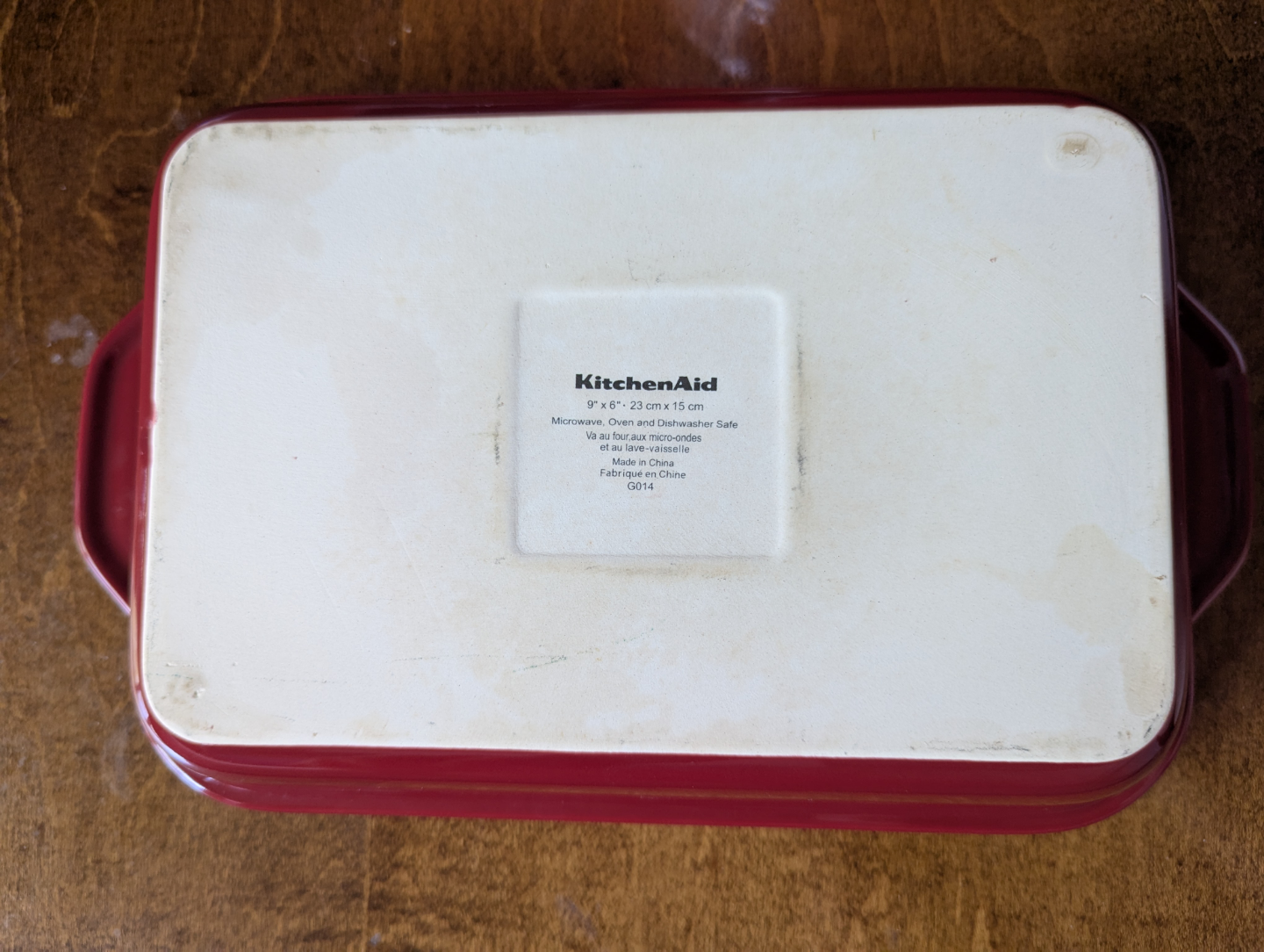 KitchenAid Red Ceramic Baking Dish - photo 3