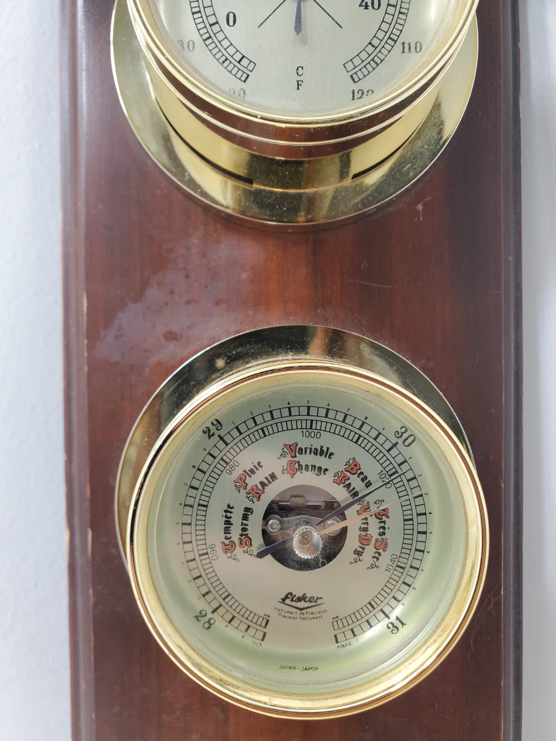 Vintage Wooden Weather Station 🏒 image indicator(9)