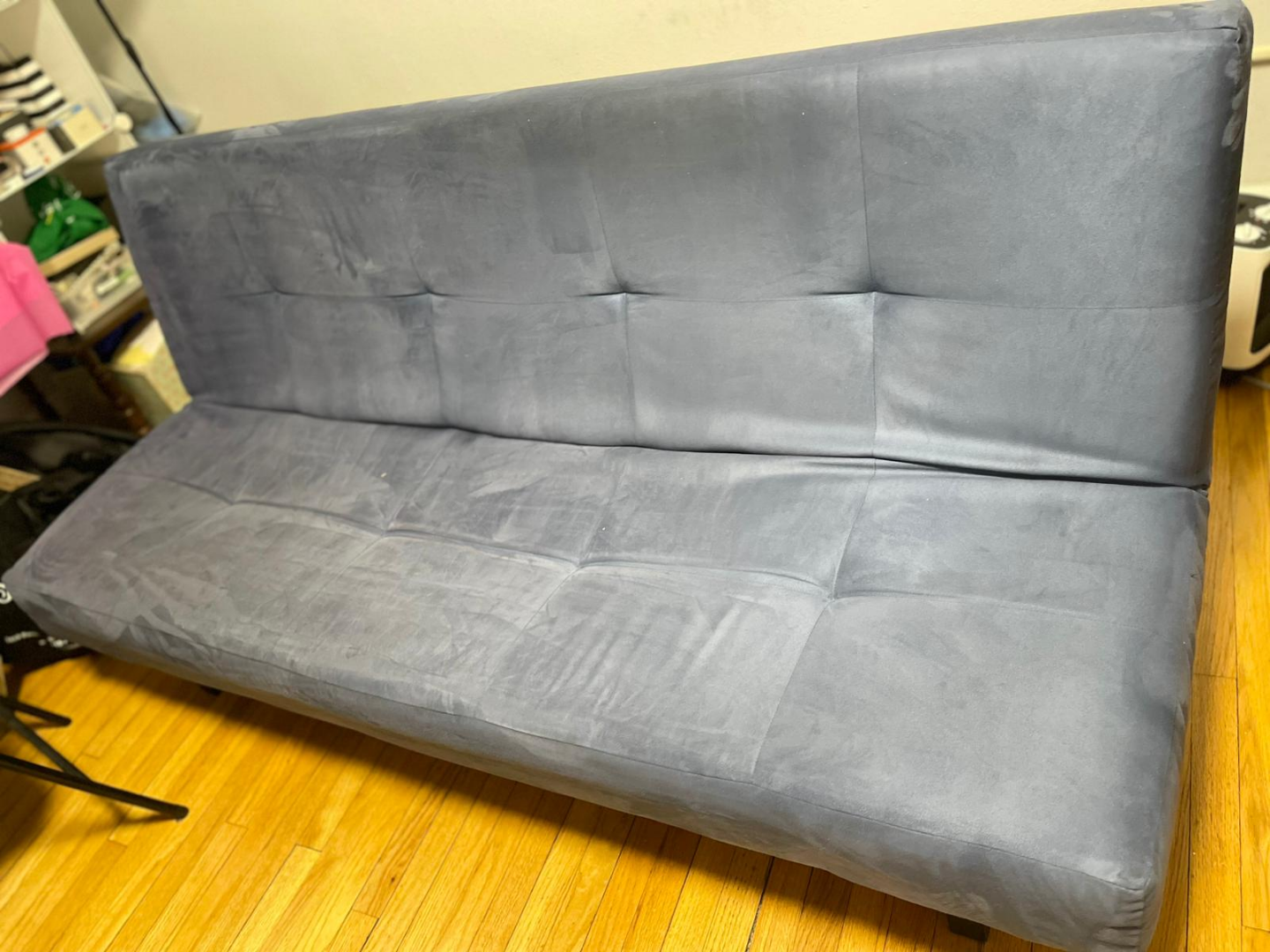 Grey Futon Sofa Bed - photo 2