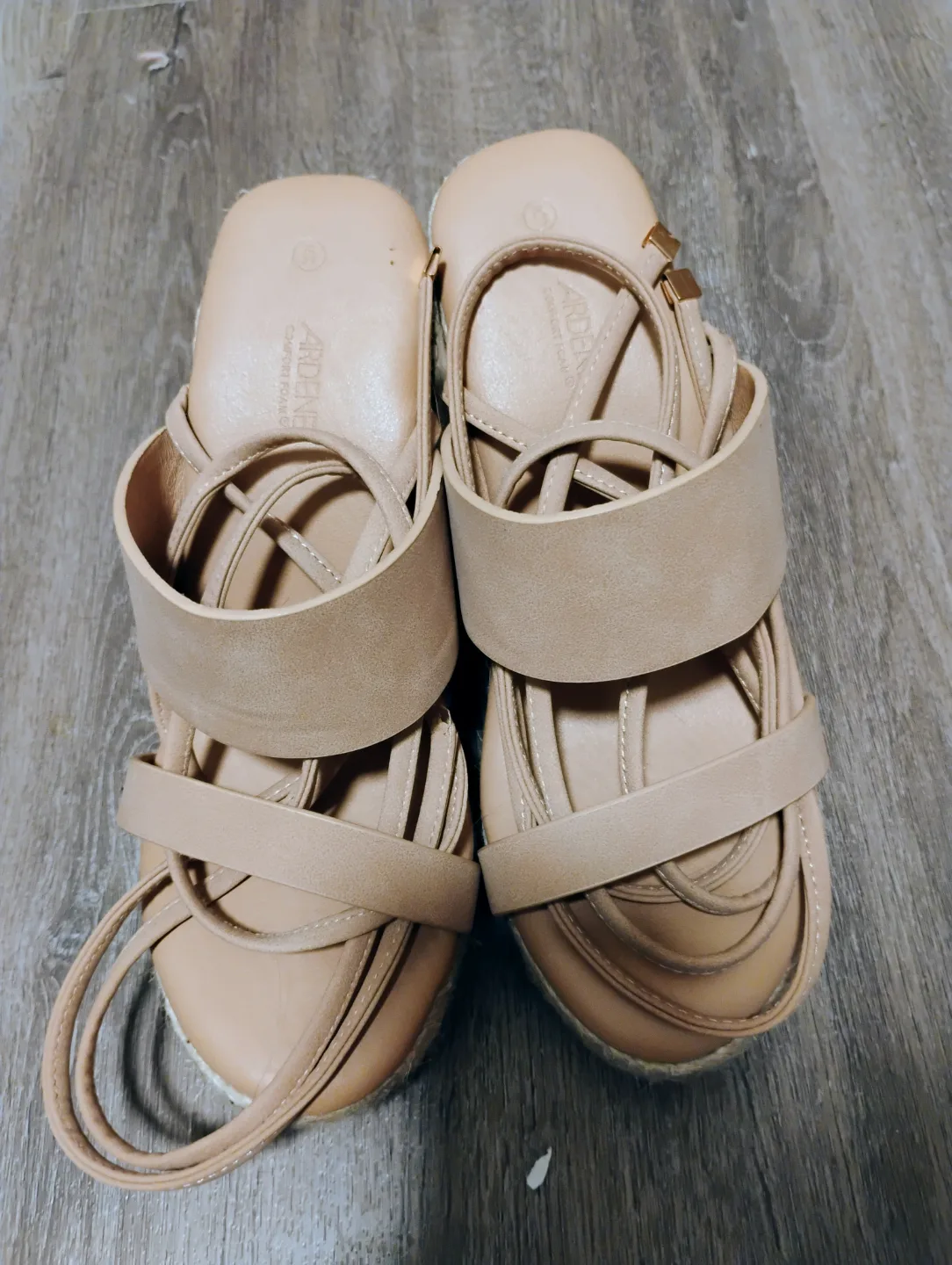 ALDO Women's Beige Wedge Sandals thumbnail