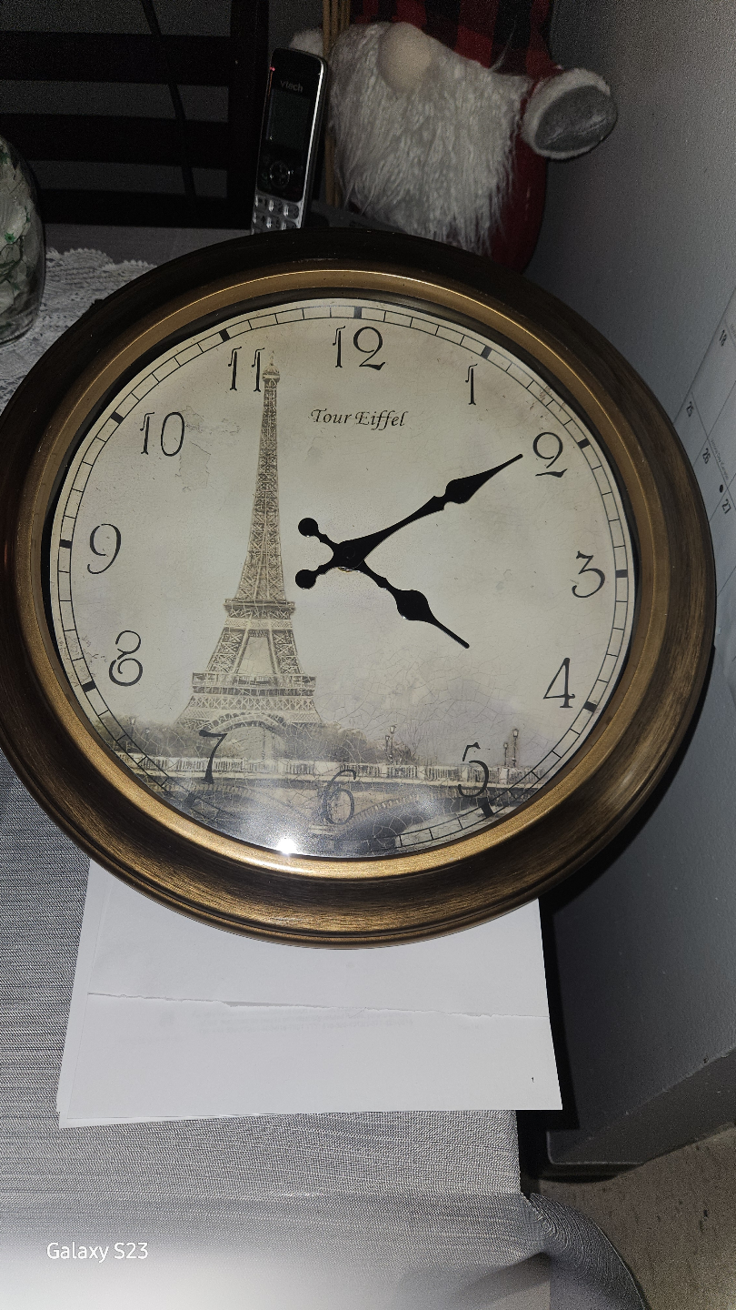 Eiffel tower Wall Clock