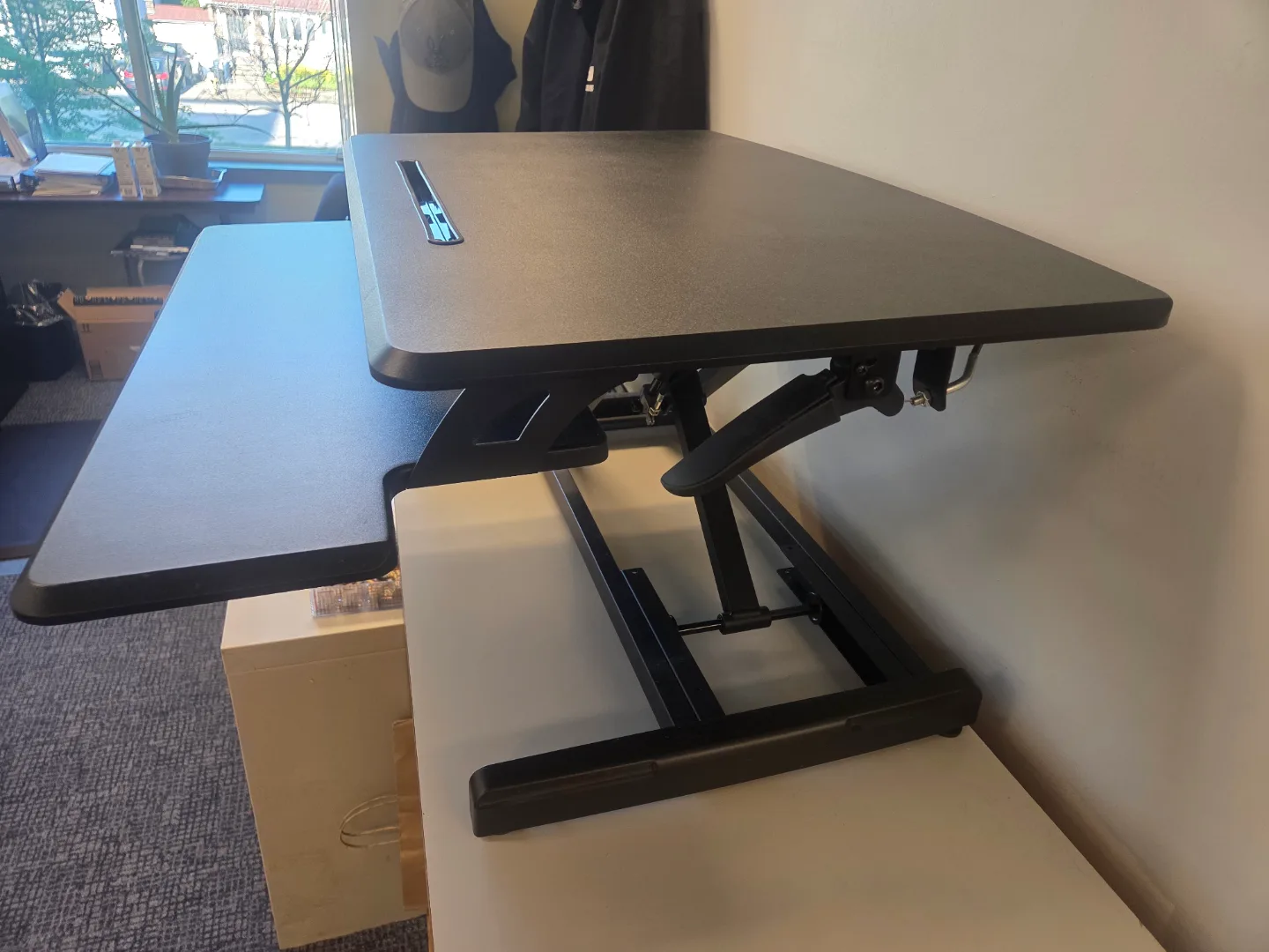 Standing Desk Converter for monitor stand image indicator(4)