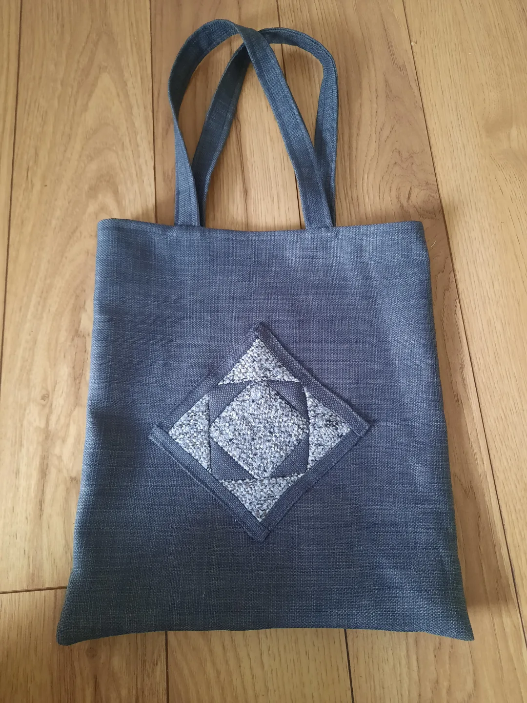 Handmade  handbag with unique patchwork image indicator(6)