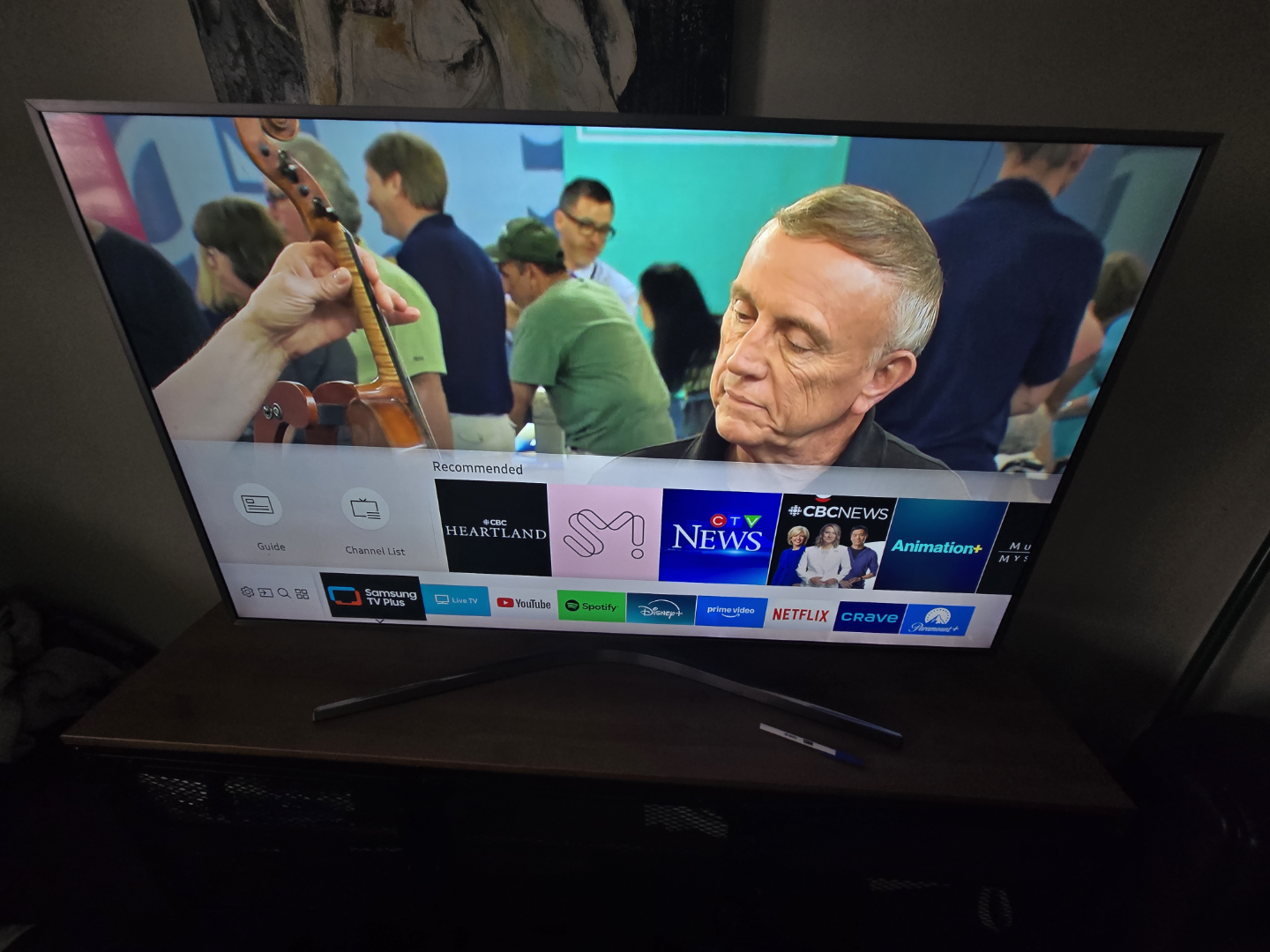 Samsung Smart TV 55 inch with remote