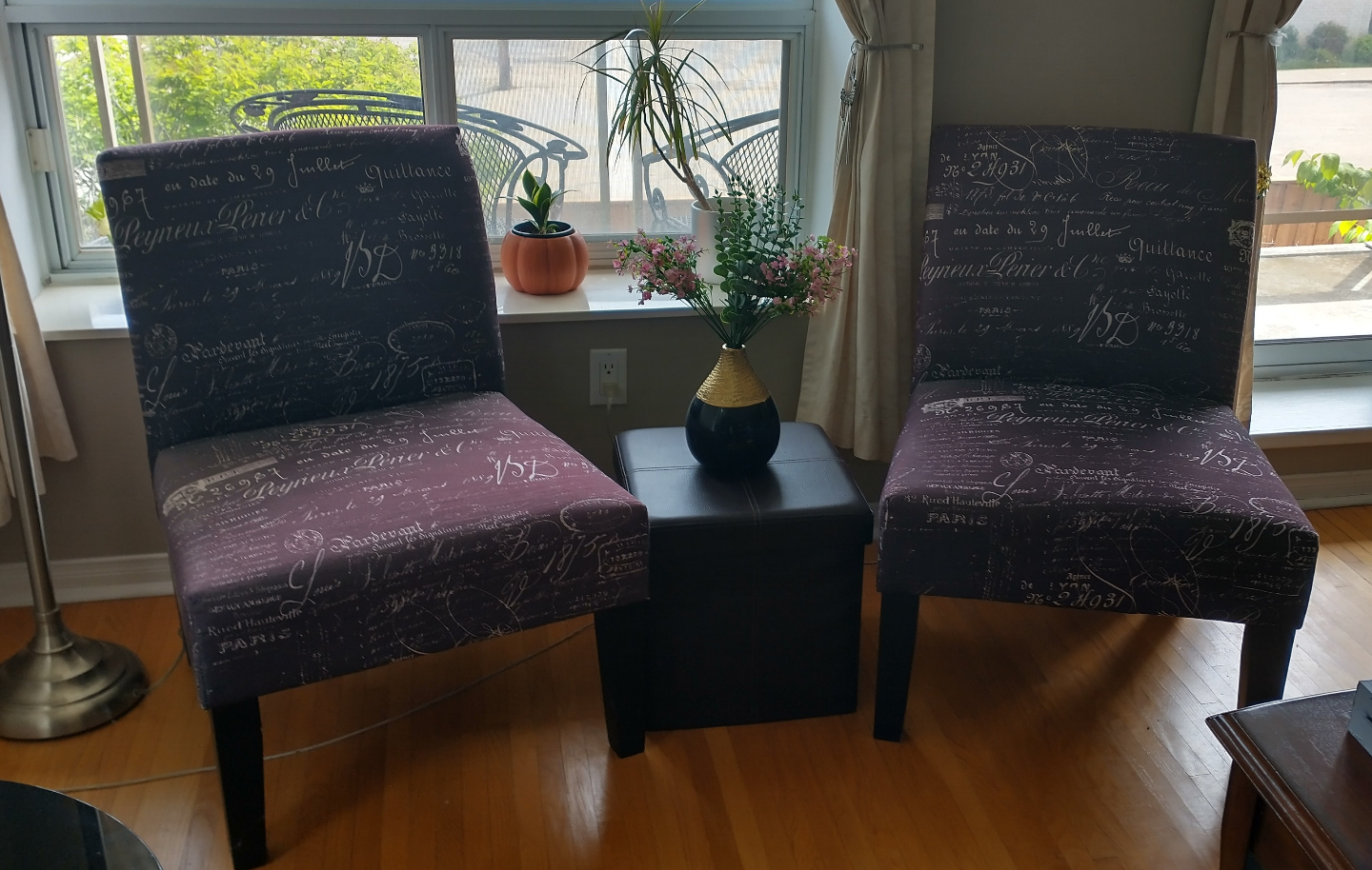 Pair of Parisian-style Accent Chairs