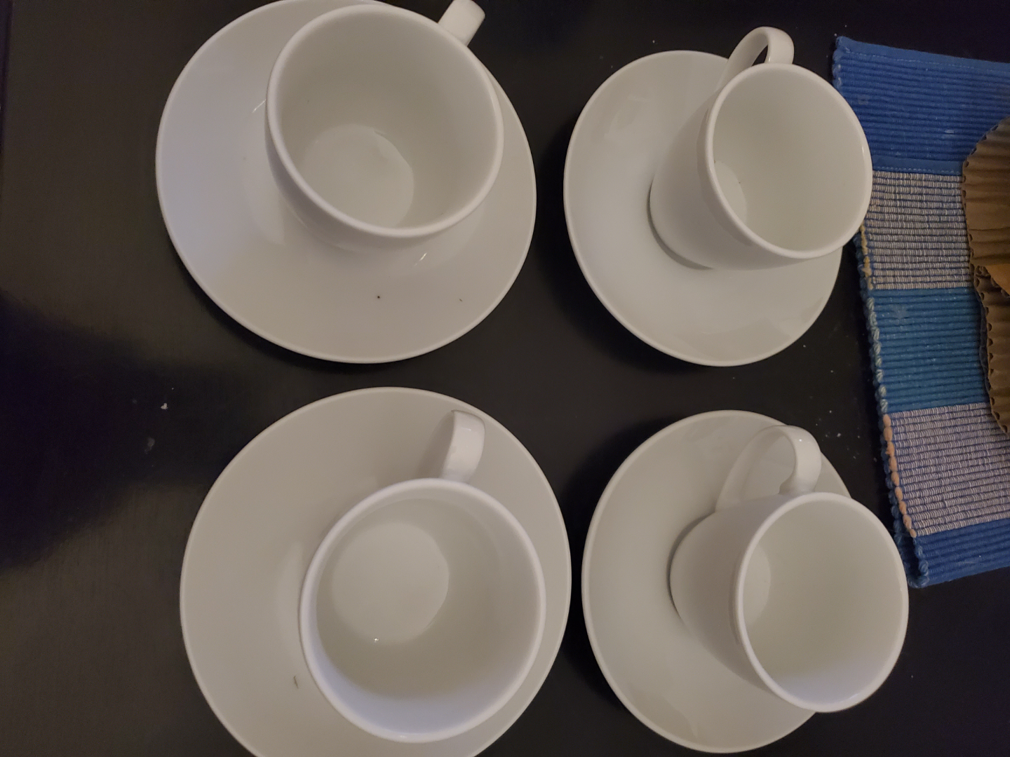 Canvas Porcelain Espresso Mug and Saucer Set - photo 4