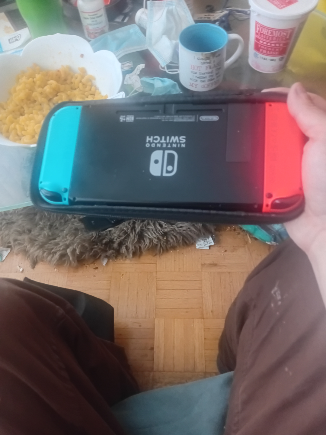 Nintendo Switch Console Turquoise and Red Joy-Cons