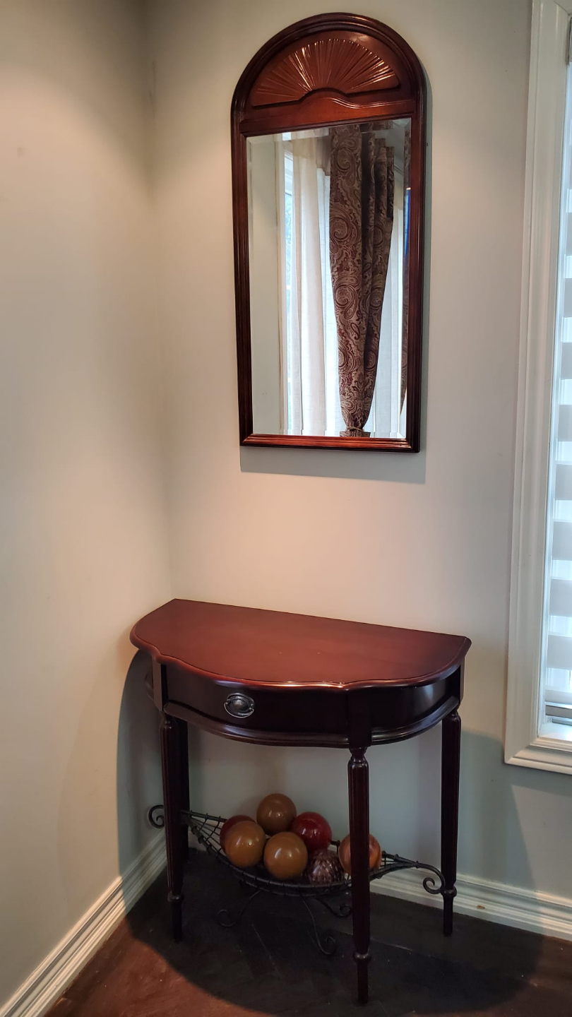 Bombay mirror and stand