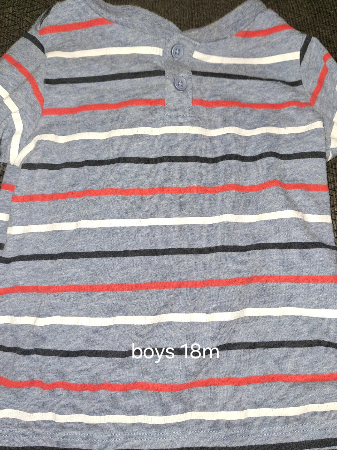 Boys 18m Striped Shirt thumbnail
