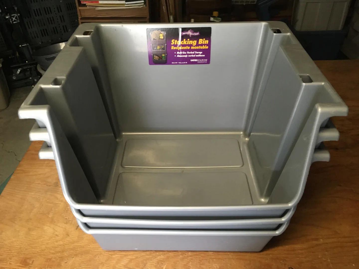 United Solutions Stacking Bins - Set of Three thumbnail