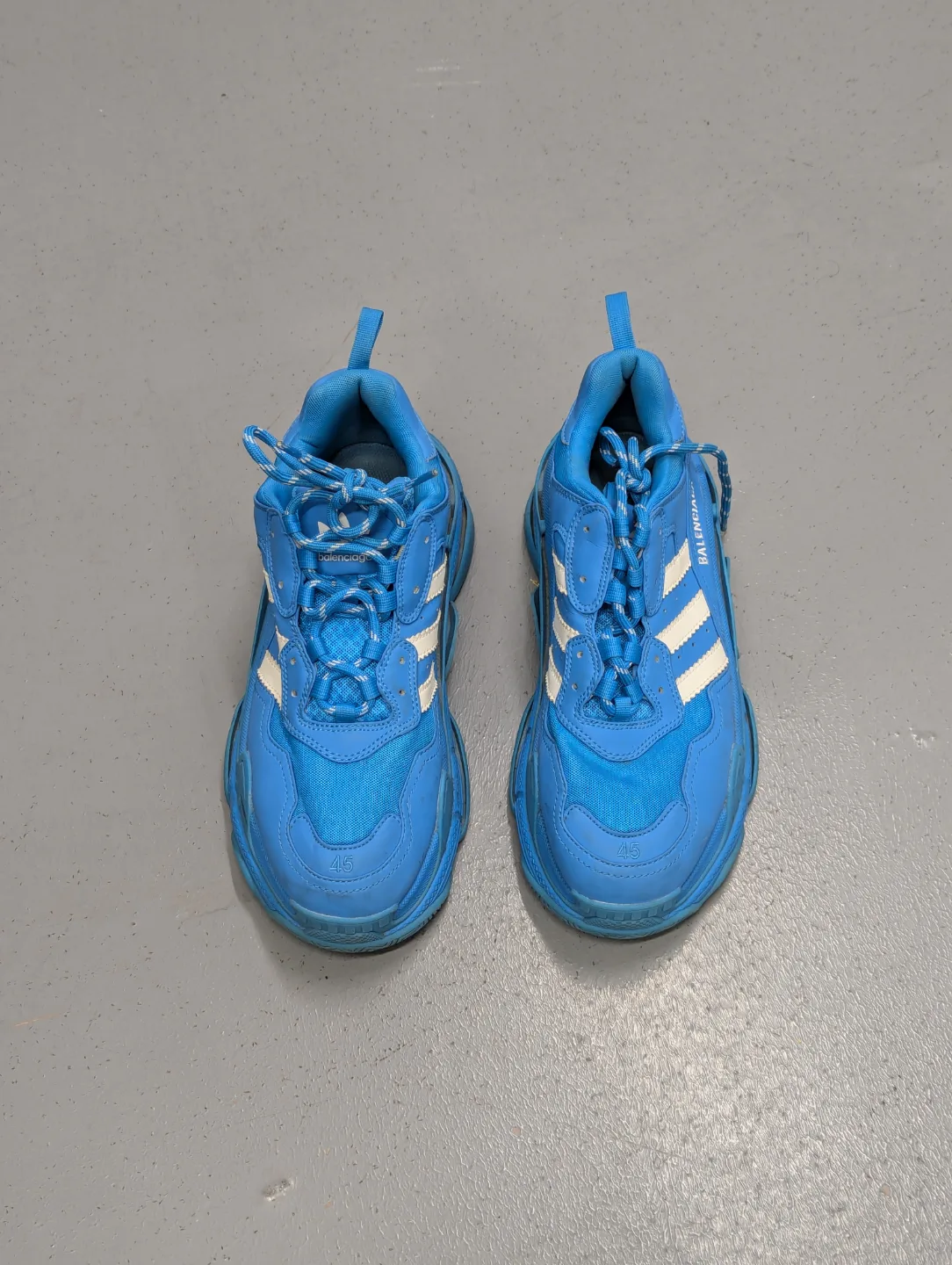 Balenciaga x Adidas Triple S Sneakers - Size 12 thumbnail