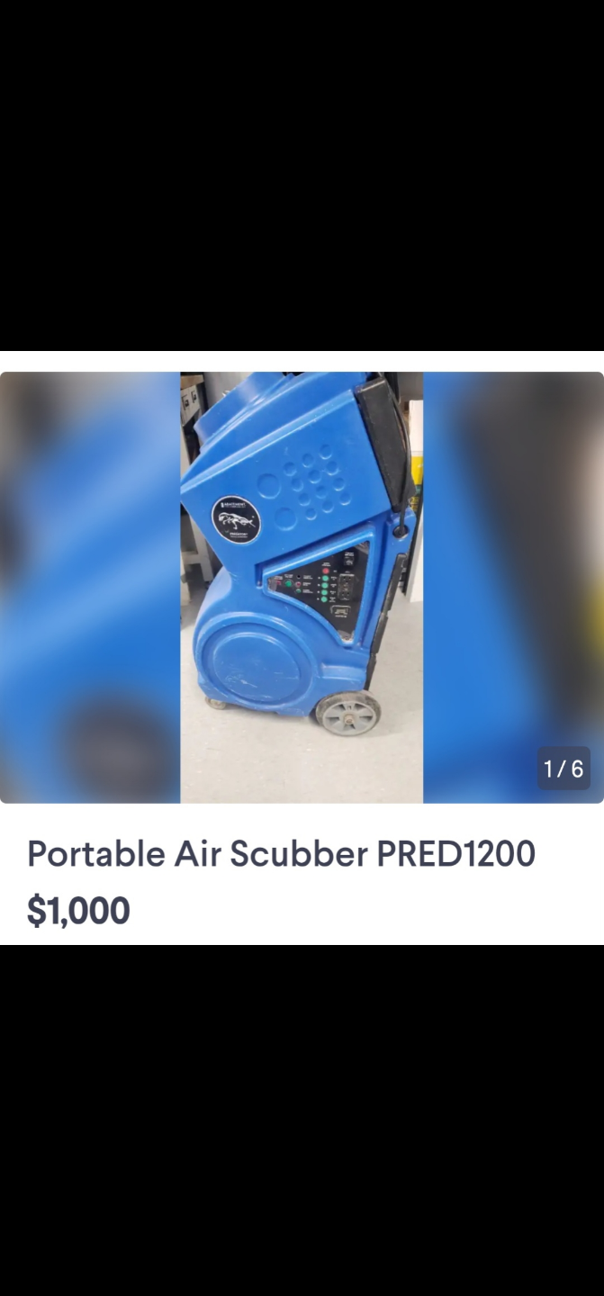 portable air scrubber..