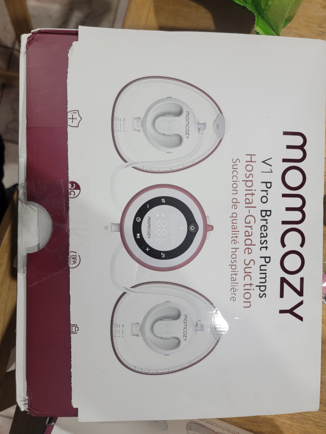 Momcozy v1 pro wearable hospital grade breast pump