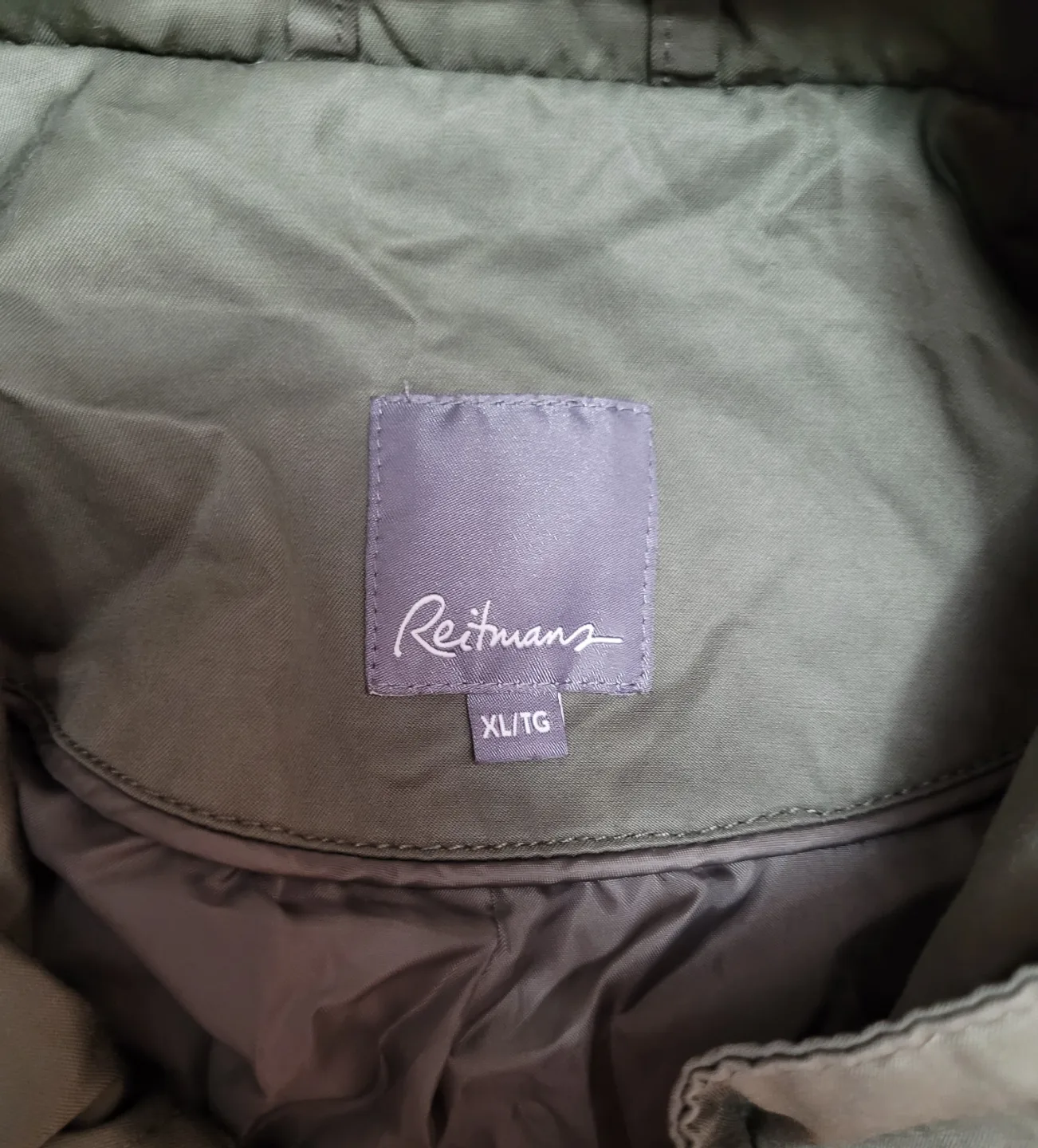 Reitmans Army Green casual Jacket - XL image indicator(3)