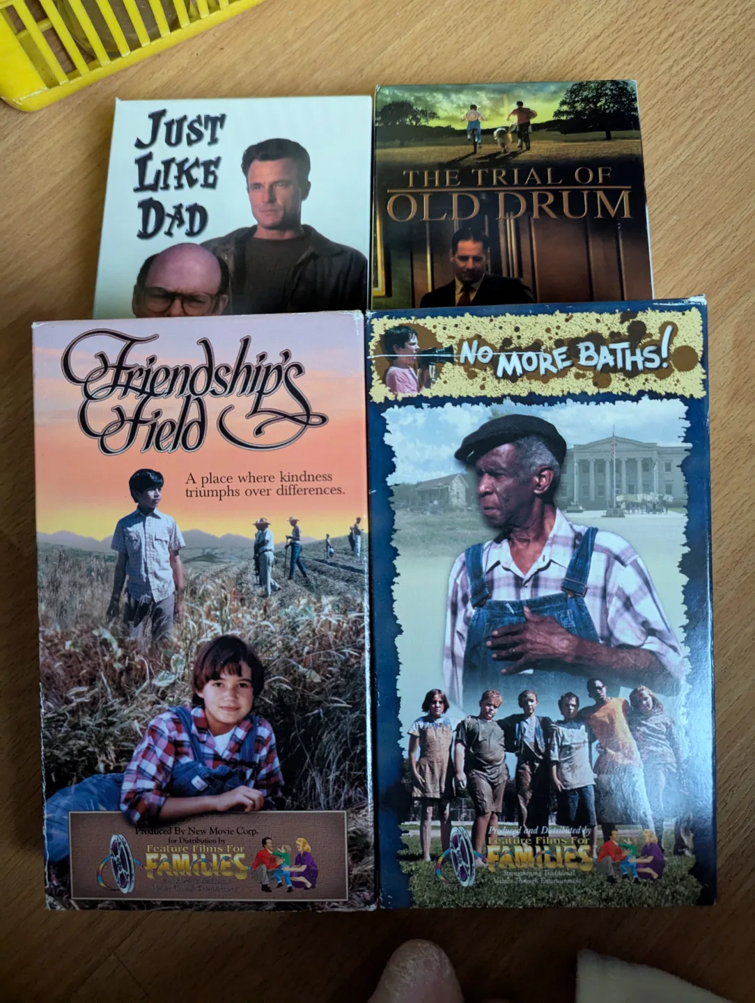 Lot of 4 VHS tapes ,no bad language thumbnail