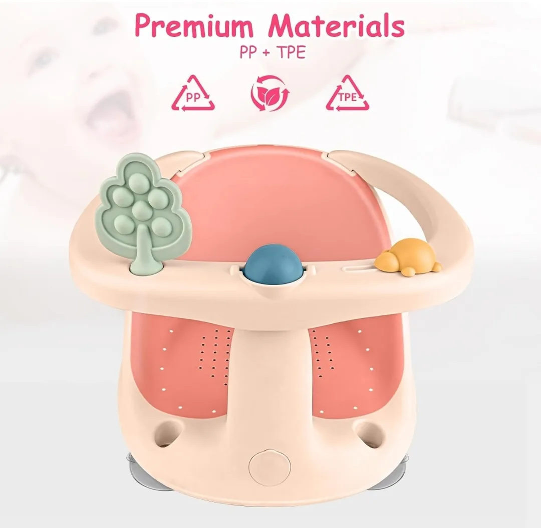 Baby Bath Seat Support - Pink thumbnail