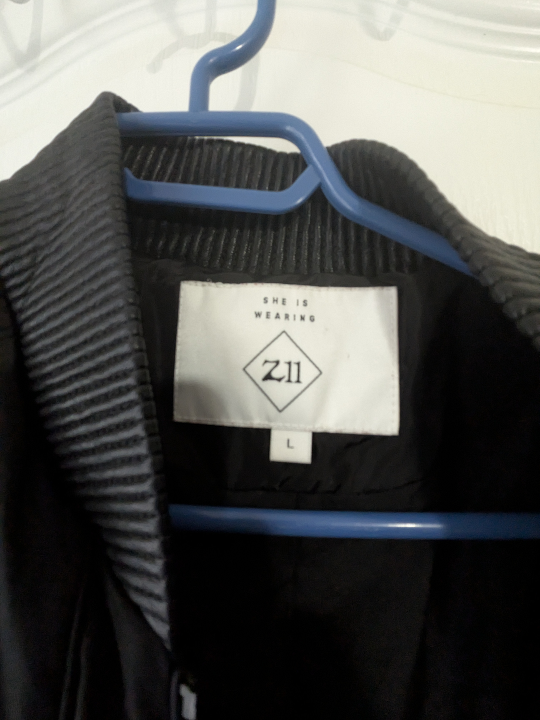 Long Thick Black Puffer Winter Coat Jacket - Size Large - photo 4