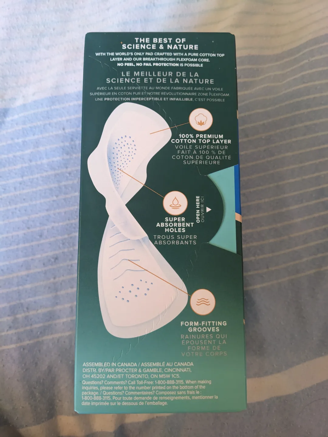 Always Pure Cotton with Flexfoam Overnight Pads - Size 5 image indicator(2)