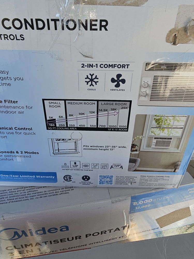 Midea 5000 BTU Room Air Conditioner - photo 2