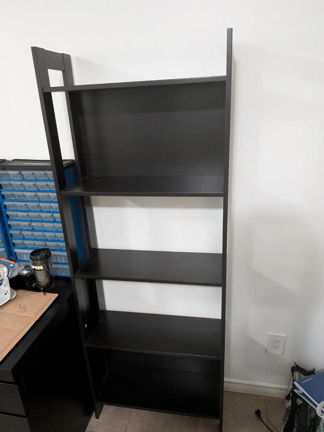 Ikea Dark Wood Bookshelf thumbnail